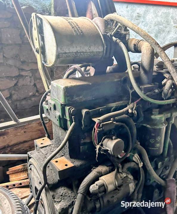 Ciągnik John Deere części skrzynia silnik 6210 Biskupiec