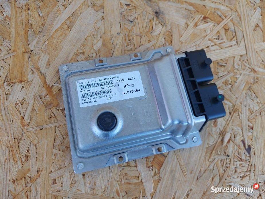 STEROWNIK SILNIKA FIAT 500 2014 12 51975364 Gliwice