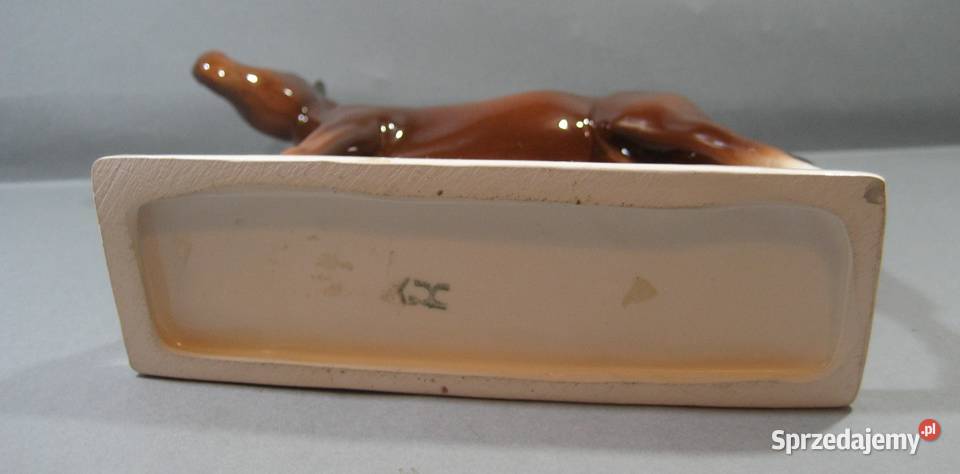 Figurka Porcelanowa Hartwig and Co Koń 16 x 17 śląskie