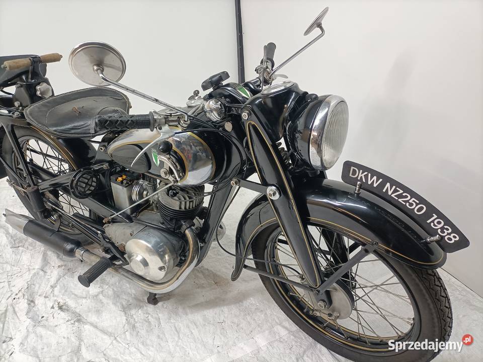 DKW NZ 250 1938r z dokumentami Pozostałe