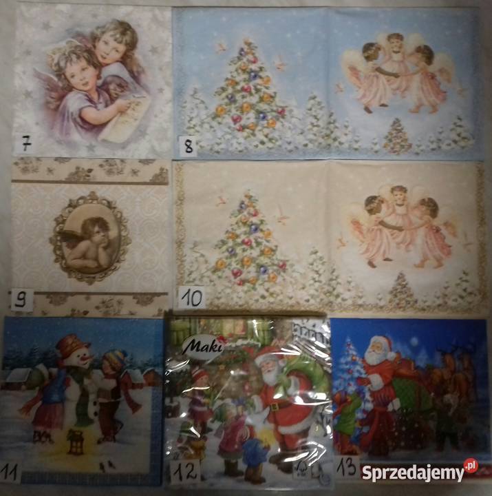 Serwetki decoupage świąteczne Laskowiec