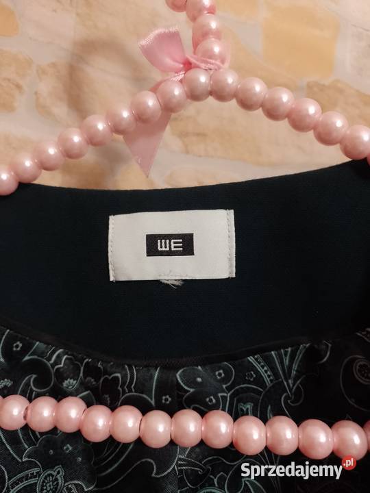 463XL WEw Zielona biznesowa kamizelka Marynarki i żakiety