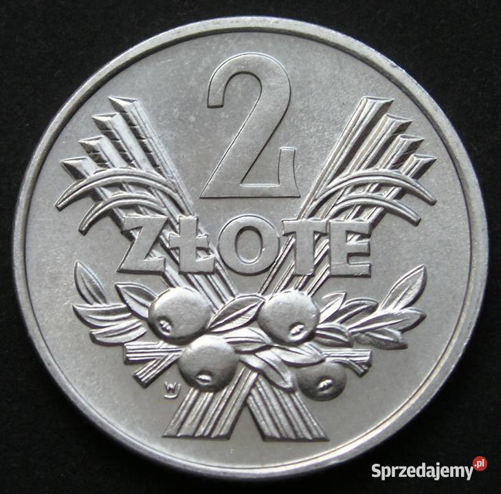 POLSKA 2 ZŁOTE 1970 KŁOSY JAGÓDKI STAN MENNICZY