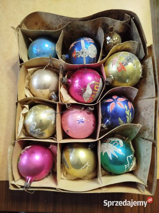 Bańki choinkowe 42 sztuki z różnych kompletów