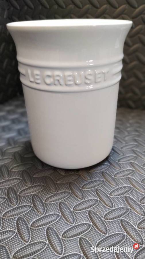 Le Creuset biały pojemnik słoik na sztućce do Przechowywanie narzędzi małopolskie