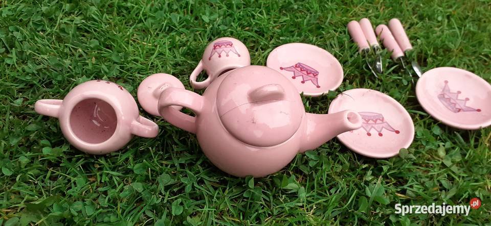 Ceramiczne tależyki dzbanki łyżeczki małej kujawsko-pomorskie Tuszkowo