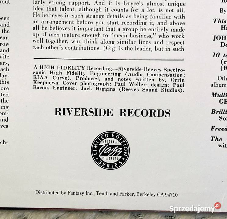 Gigi Gryce And The Jazz Lab Quintet jazz Szczecin