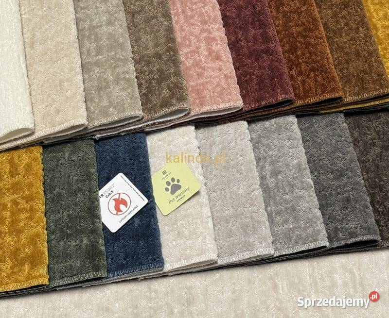 Majestic materiał tapicerski meblowy plusz Częstochowa