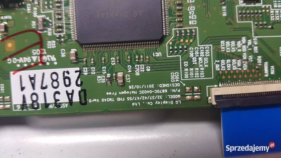 Toshiba 42VL963 zbita matryca Telewizory Sosnowiec