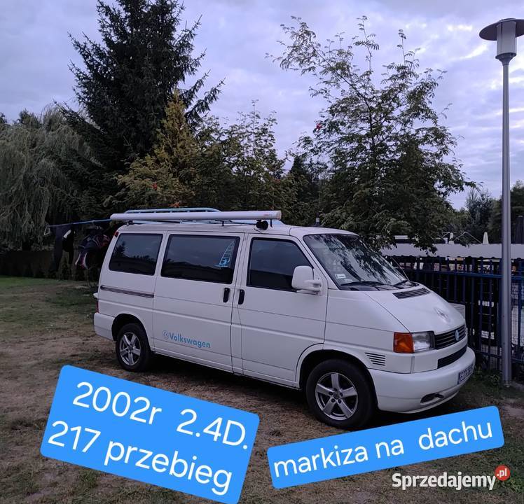 Volkswagen t4 24d 2002r 9 os 217 przebieg Zduńska Wola