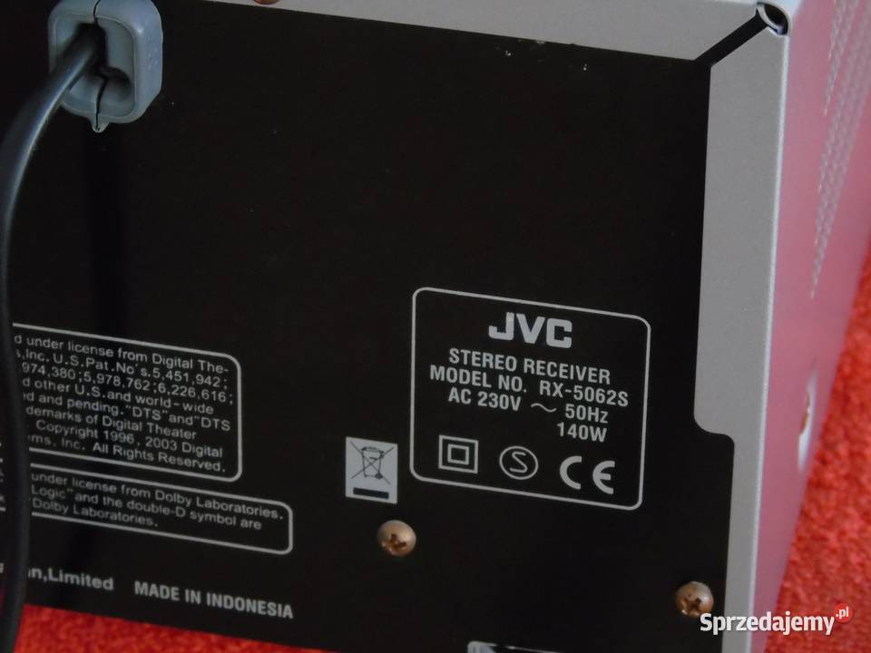 Amplituner JVC RX5062S korektor mocny WYSYŁKA Jasło