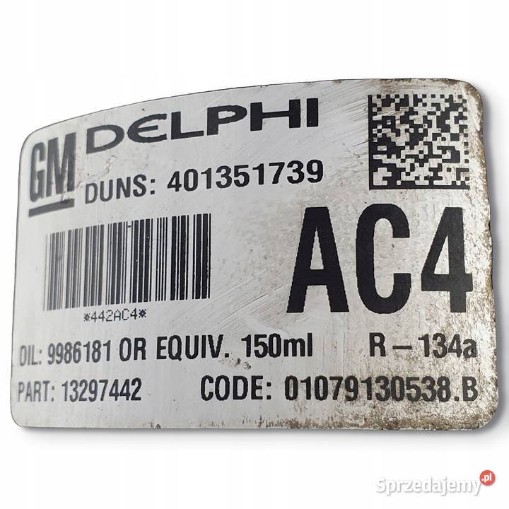 SPRĘŻARKA KLIMATYZACJI Opel Zafira B 16 16V Chełm sprzedam