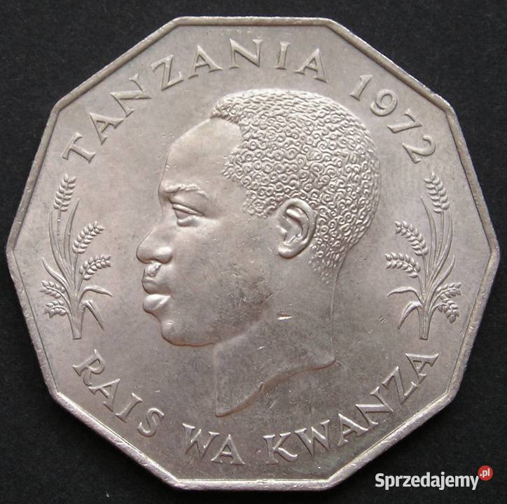 TANZANIA 5 SHILLING 1972 JULIUS NYERERE łódzkie Łódź