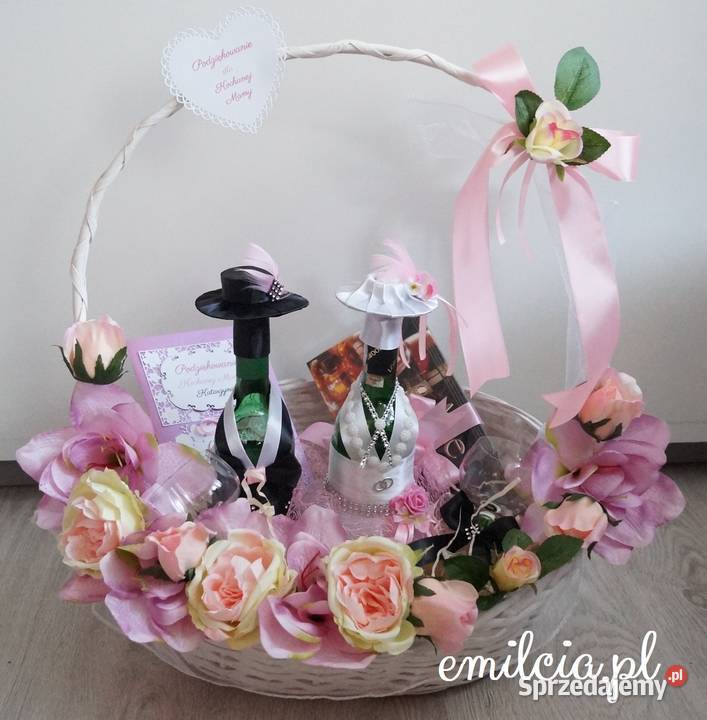 Komplet Ubranka na butelki i Kieliszki ozdobne Uniseks Zielona Góra sprzedam