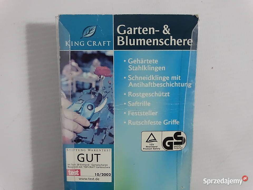Solidne Nożyce Ogrodowe Sekator King Craft Nowe Biłgoraj sprzedam