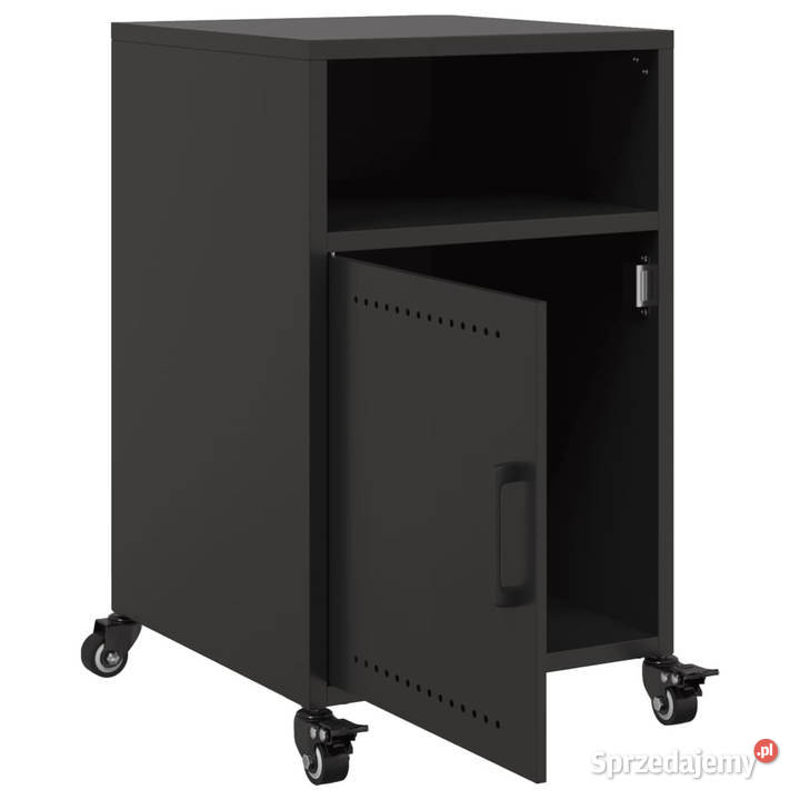 Szafki nocne 2 czarne 36x39x59 stal WM846717 Warszawa