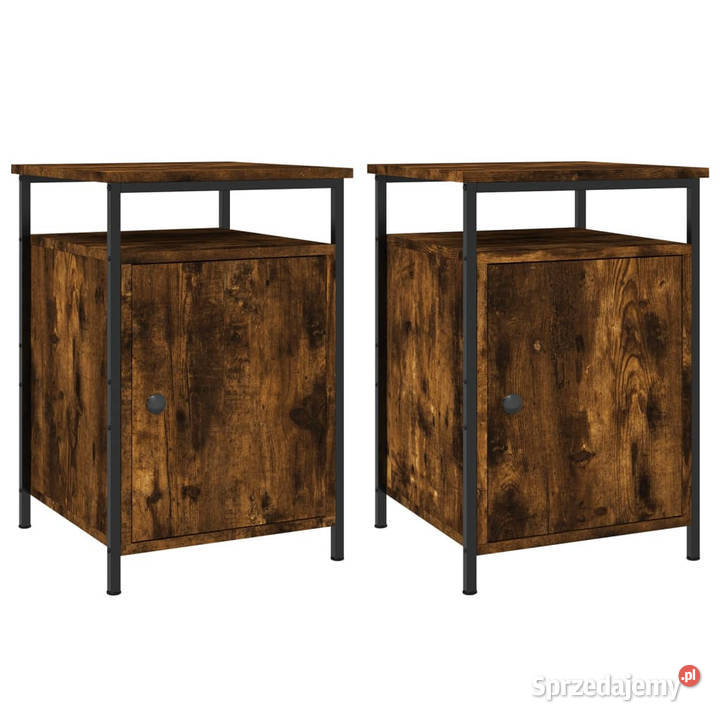 Szafki nocne 2 przydymiony dąb 40x42x60 WM825868 Warszawa