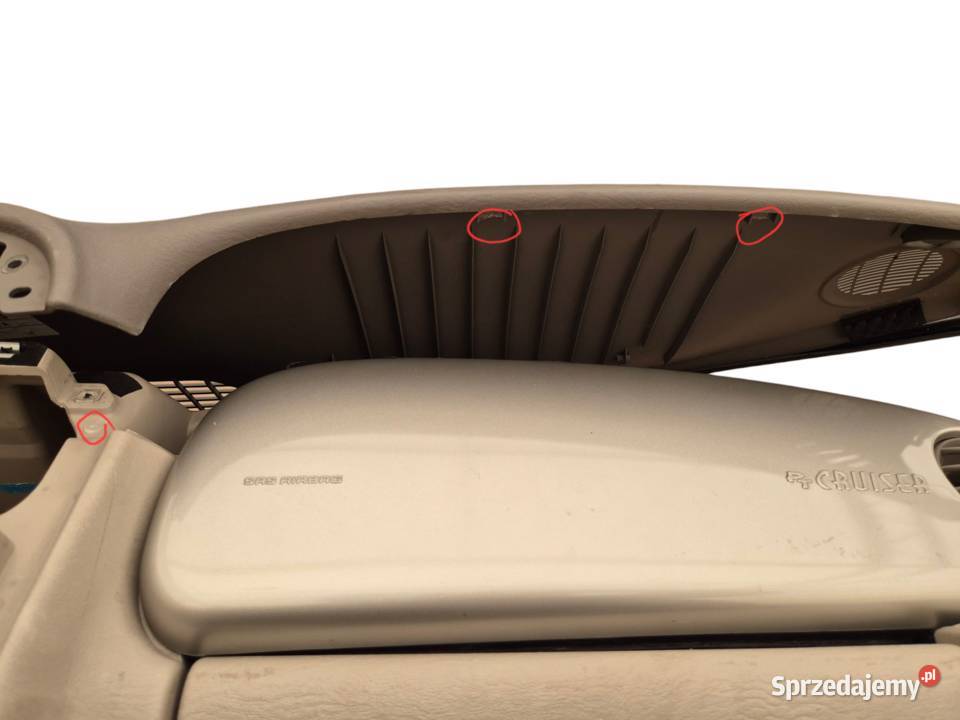 DESKA ROZDZIELCZA AIRBAG PASAŻERA KONSOLA KOKPIT osobowe Działoszyce