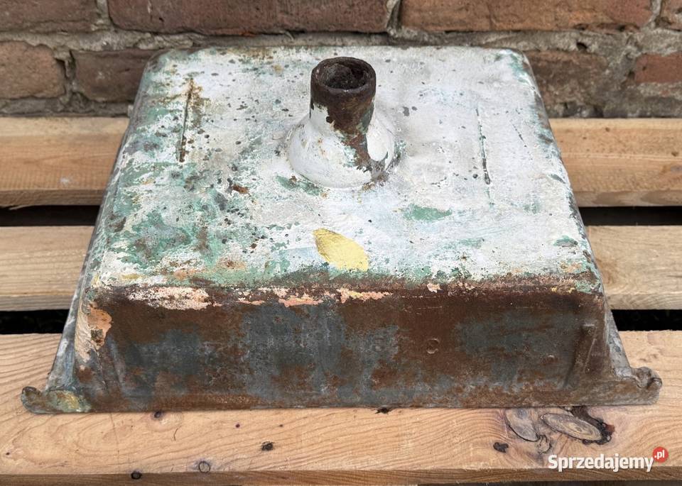 STARY ZLEW ŻELIWNY UMYWALKA SYGNOWANY Bielawa