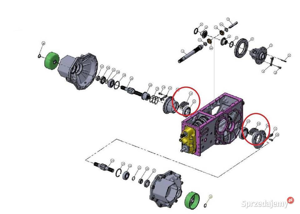 Podkładka dystansowa do mechanizmu różnicowego Tajęcina
