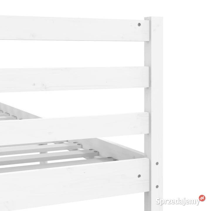 Rama łóżka biała lite drewno 75x190 WM3101049 Łóżka Warszawa