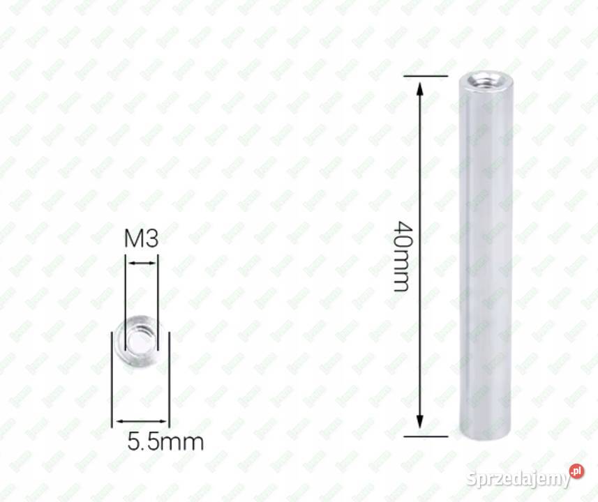 M3X40 ALUMINIOWA TULEJKA DYSTANSOWA GWINTOWANA Warszawa