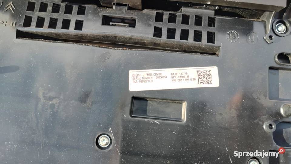 Panel klimatyzacji radia 9666027777 Citroen Ds4 Książ Wielkopolski