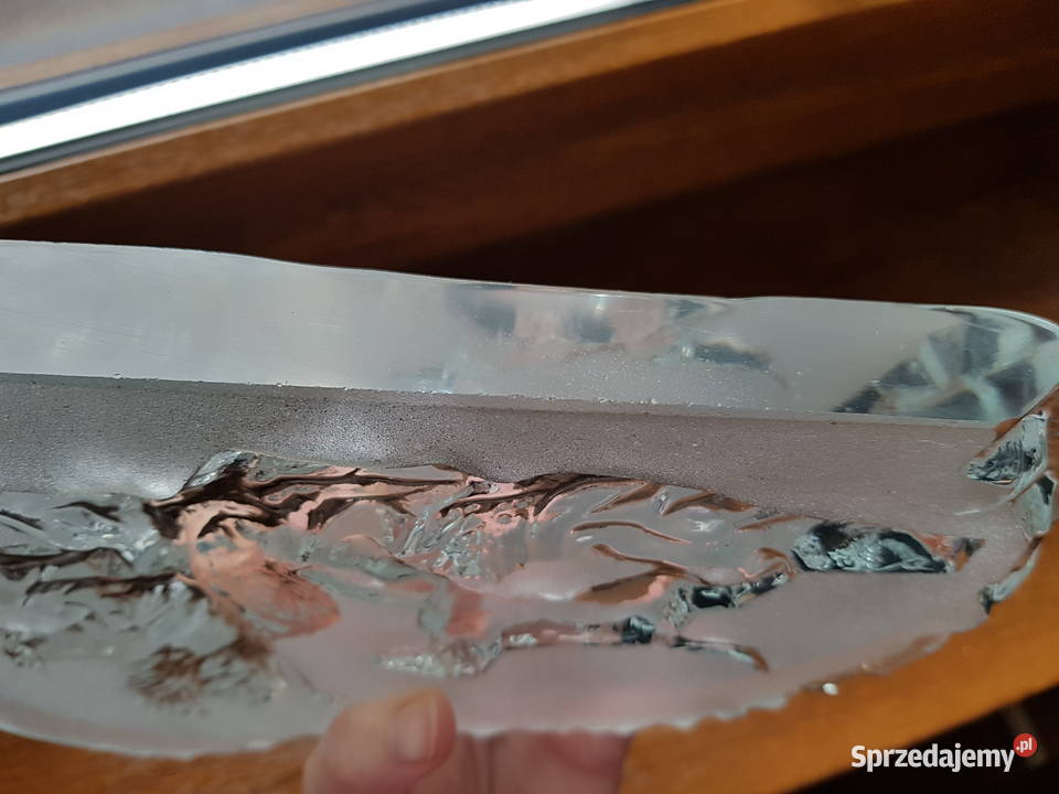 Figurka plakieta Pies i zając szkło Ząbkowice Dąbrowa Górnicza sprzedam