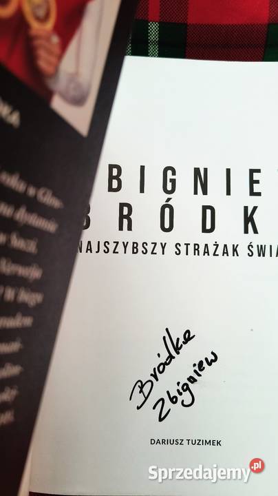 Książka Zbigniew Bródka najszybszy strażak wielkopolskie Zawory