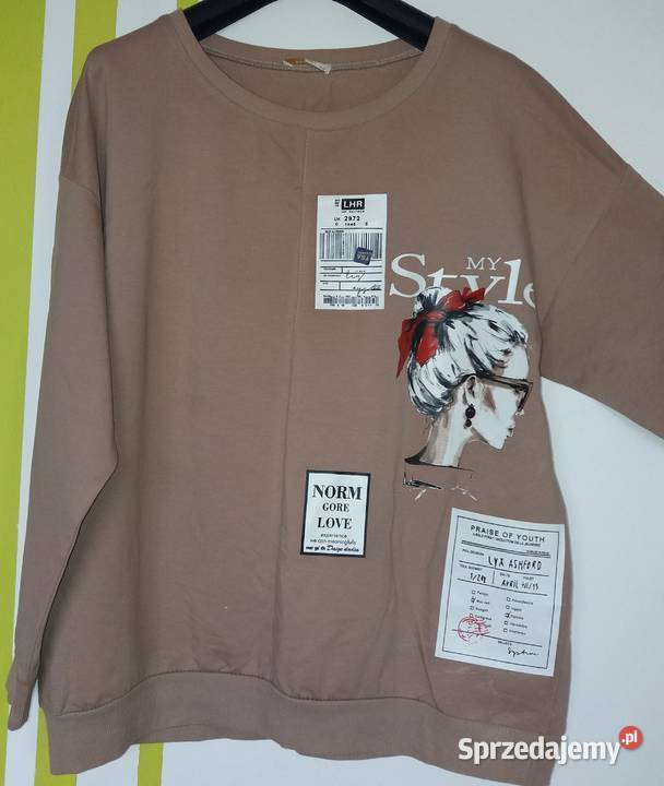 XL Bawełniana nowa bluza Megi Gliwice