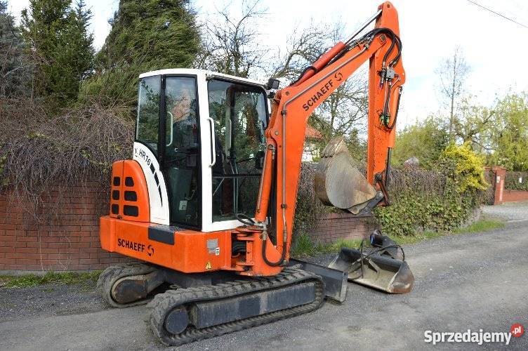 Minikoparka mini koparka SCHAEFF HR16 3500 98r nie Złoczew