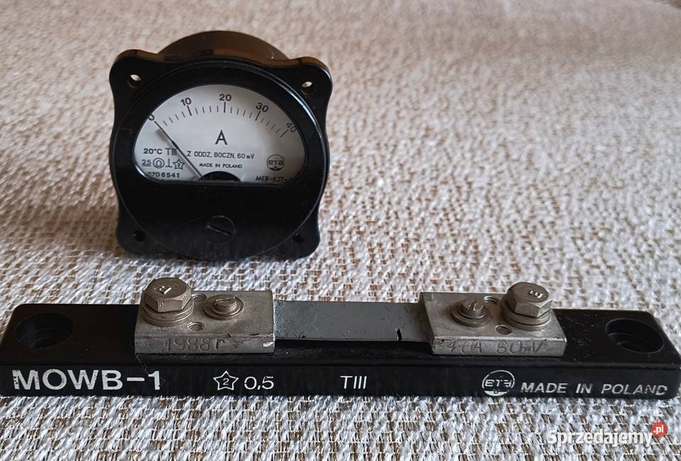 Amperomierz 40A MER63 era z bocznikiem Gdańsk