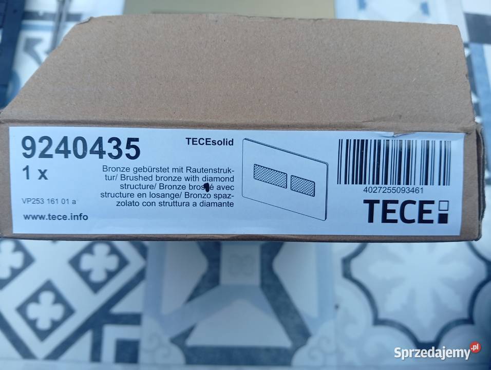 Przycisk spłukujący do WC Tece SOLID brązowy mazowieckie Warszawa