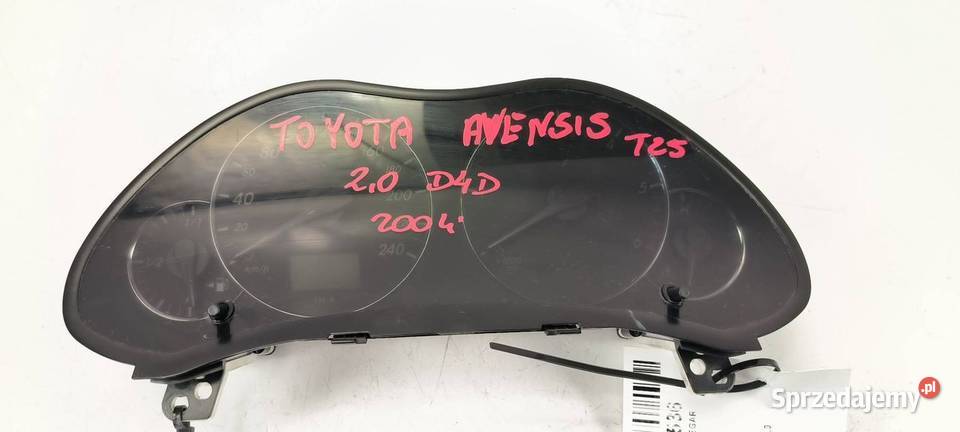 LICZNIK ZEGAR TOYOTA AVENSIS T25 8380005830A sprzedam