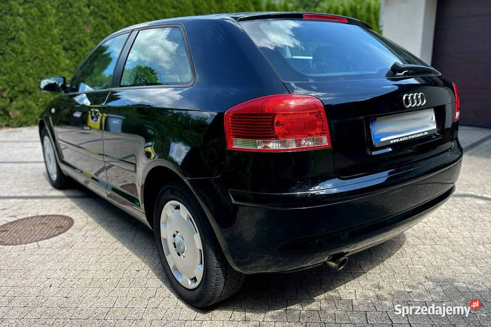 Audi A3 3drzwiowe Audi A3 8P 16 MPI 101 Czarna VAT marża Wrocław