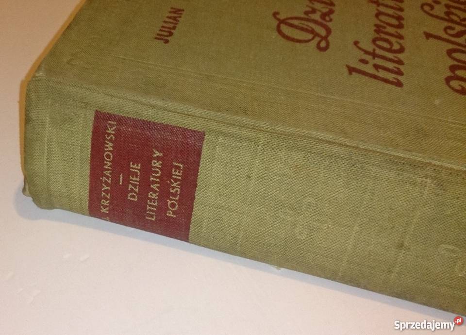 Julian Krzyżanowski Dzieje Literatury Polskiej Rok wydania 1972 śląskie Rogoźnik