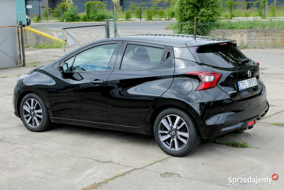 Nissan Micra najmocniejszy 117 zarejestrowany czarny Szczecin