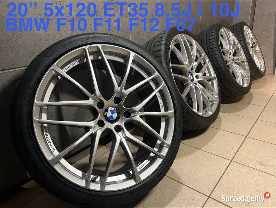 20 BMW F10 F11 F12 F07 Breyton Fascinate 5x120 Opony i felgi Lubasz