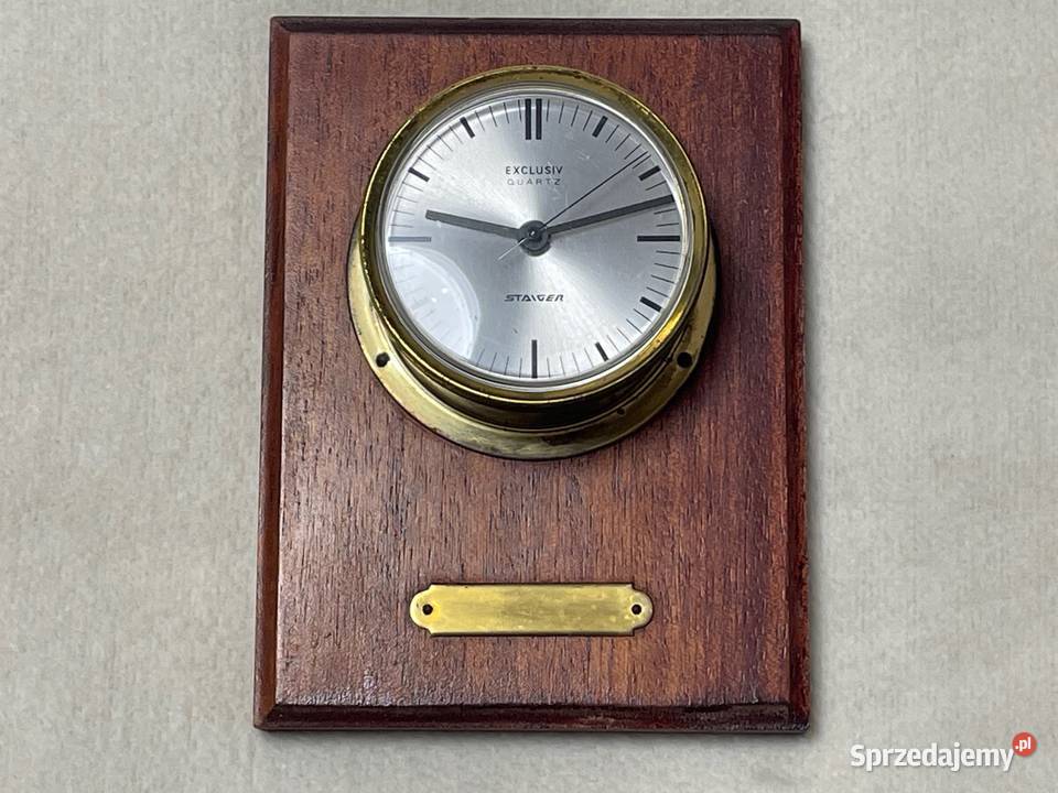 Stary zegar Staiger Quartz Exclusive West Kołobrzeg