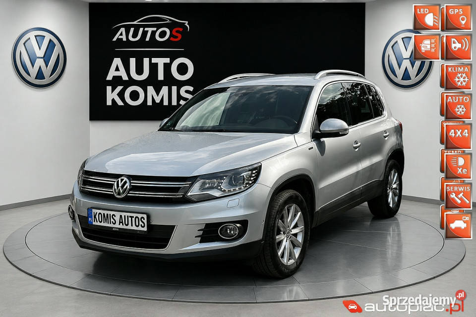 Volkswagen Tiguan VW Tiguan 20TDI 140 Lounge napęd 4x4 dolnośląskie Wrocław