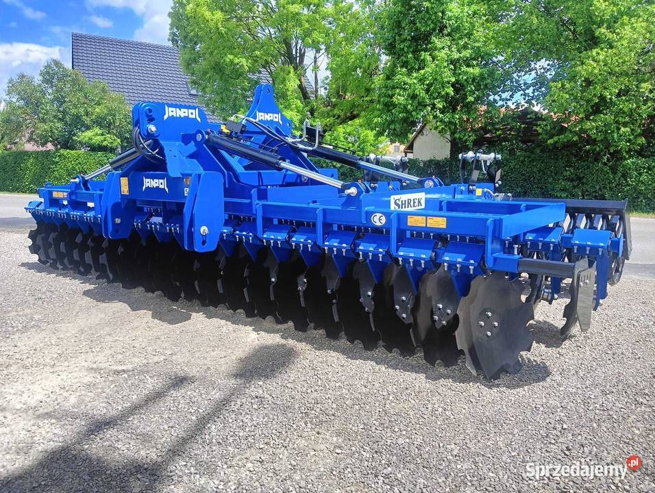 Brona talerzowa JANPOL BTH 4m hydraulicznie nieuszkodzony Żółkiewka-Osada