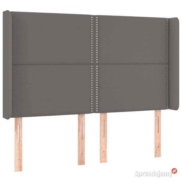 Zagłówek uszak szary 147x16x118128 sztuczna mazowieckie sprzedam