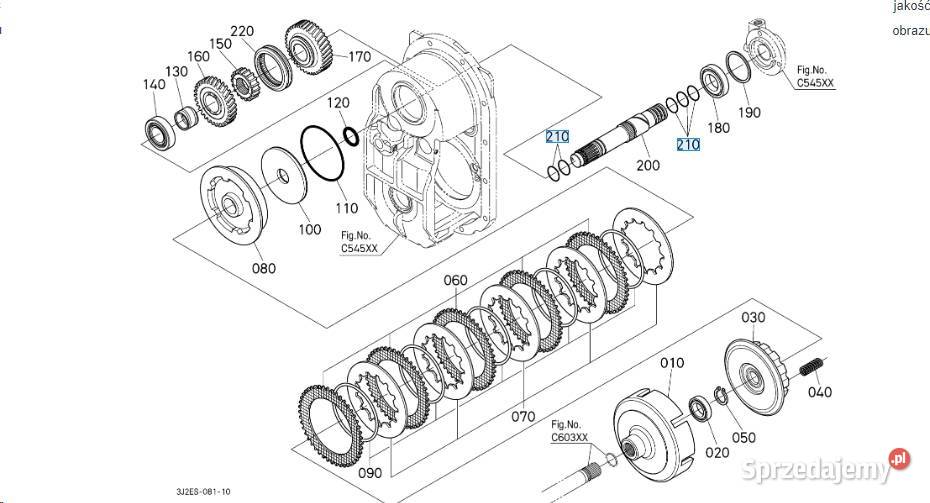 Pierścień wałka wom Pozostałe Kobylnica