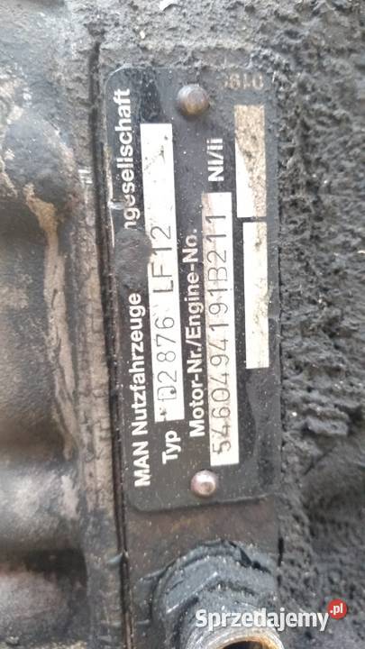 Silnik MAN TGA D2876 LF12 2003