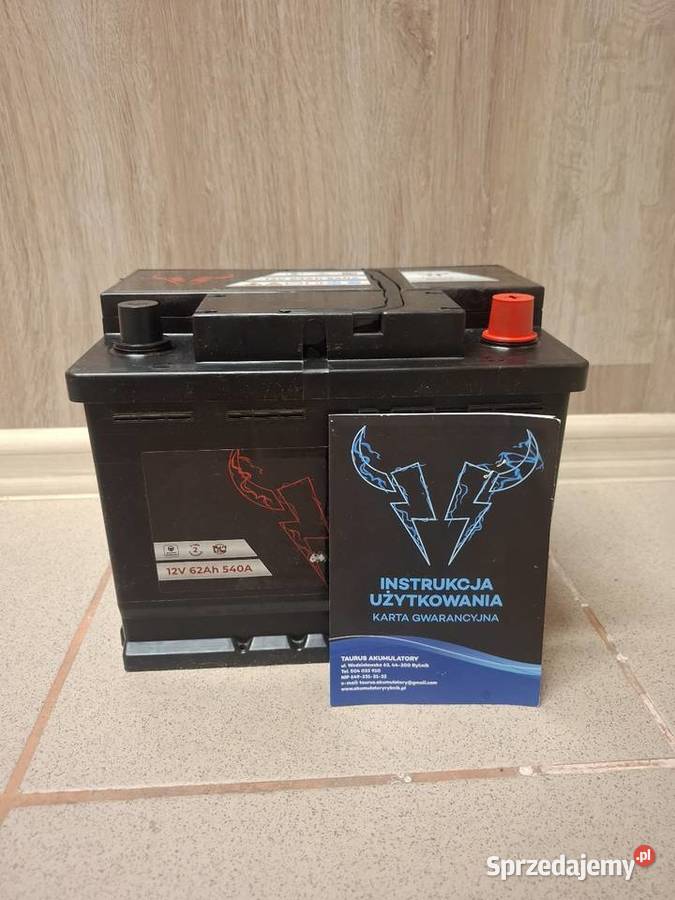 Akumulator Taurus 12V 62Ah 540A na gwarancji Rybnik