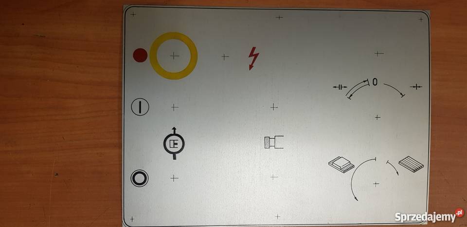 SPC20a Tabliczki aluminiowe pulpitu łódzkie Pabianice