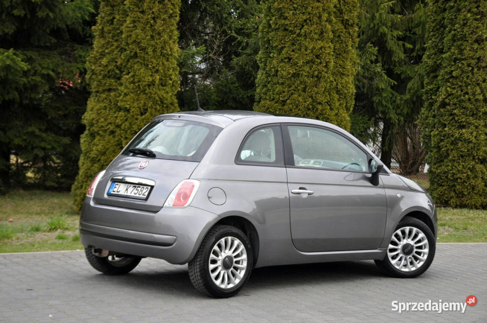 Fiat 500 12i69PanoramaKlimatyzacjaWelurChromI czujnik deszczu Ostrów Mazowiecka