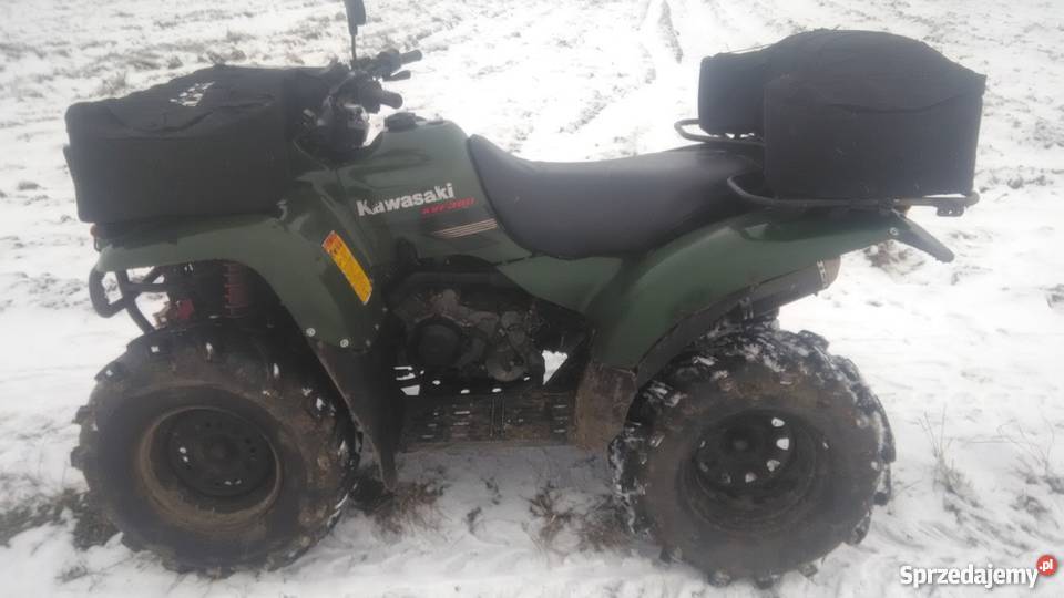 DUŻY QUAD PRZEPRAWOWY 4X4 KVF360 klf grizzly Rok produkcji 2009