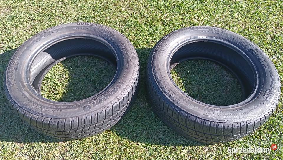 2x Zimowe opony Barum Polaris III R16 20555 Szczerbice
