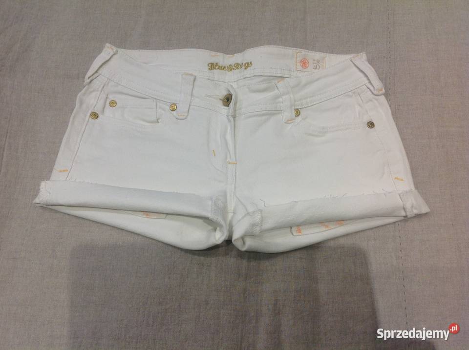 Spodenki jeans Damskie r 36 Białe Nowa Sól